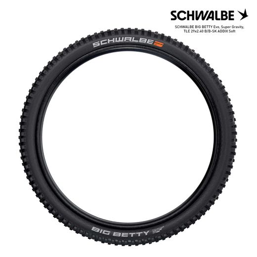SCHWALBE BIG BETTY Evo, Super Gravity, TLE 29x2.40 B/B-SK ADDIX Soft