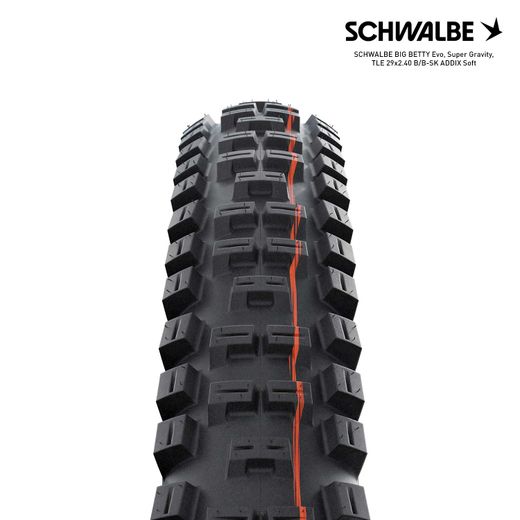 SCHWALBE BIG BETTY Evo, Super Gravity, TLE 29x2.40 B/B-SK ADDIX Soft