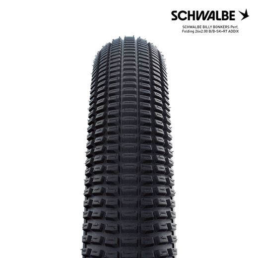 SCHWALBE BILLY BONKERS Perf, Folding 26x2.00 B/B-SK+RT ADDIX