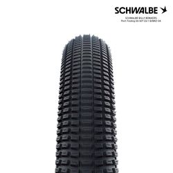 SCHWALBE BILLY BONKERS Perf, Folding 50-507 (24") B/BRZ-SK