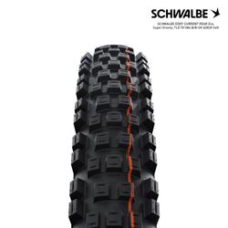 SCHWALBE EDDY CURRENT REAR Evo, Super Gravity, TLE 70-584 B/B-SK ADDIX Soft