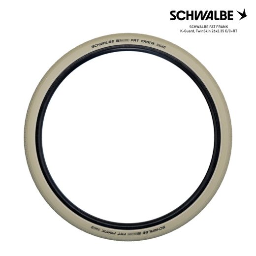 SCHWALBE FAT FRANK K-Guard, TwinSkin 26x2.35 C/C+RT