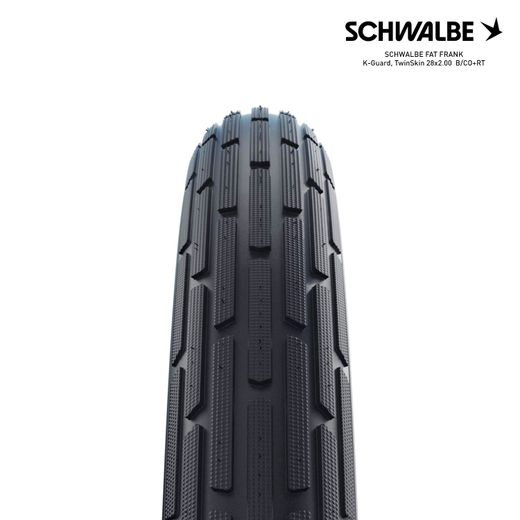 SCHWALBE FAT FRANK K-Guard, TwinSkin 28x2.00  B/CO+RT