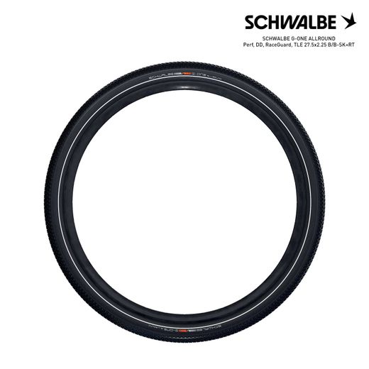 SCHWALBE G-ONE ALLROUND Perf, DD, RaceGuard, TLE 27.5x2.25 B/B-SK+RT