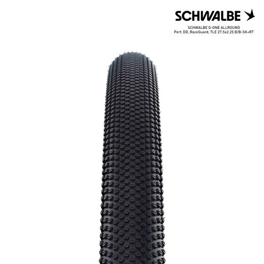 SCHWALBE G-ONE ALLROUND Perf, DD, RaceGuard, TLE 27.5x2.25 B/B-SK+RT