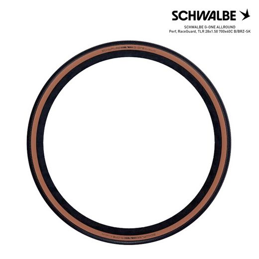 SCHWALBE G-ONE ALLROUND Perf, RaceGuard, TLR 28x1.50 700x40C B/BRZ-SK
