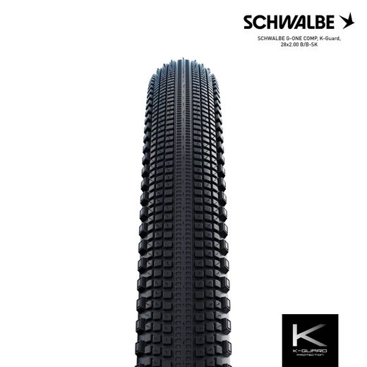 SCHWALBE G-ONE COMP, K-Guard, 28x2.00 B/B-SK