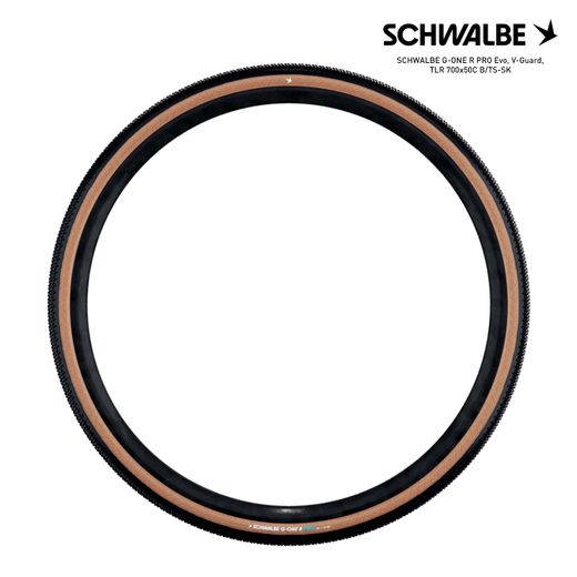 SCHWALBE G-ONE R PRO Evo, V-Guard, TLR 700x50C B/TS-SK