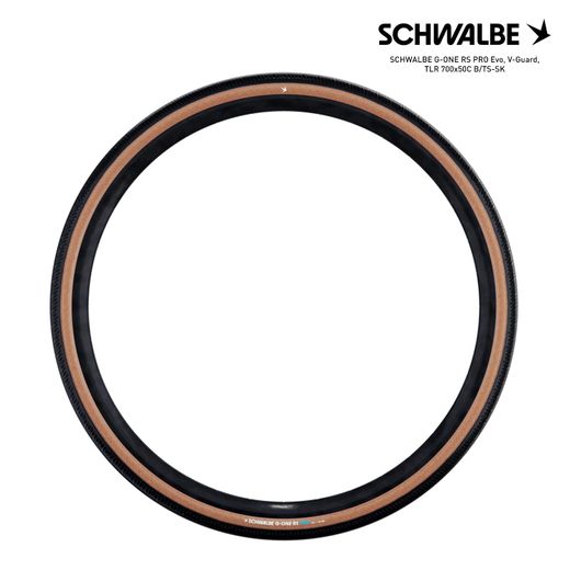SCHWALBE G-ONE RS PRO Evo, V-Guard, TLR 700x50C B/TS-SK