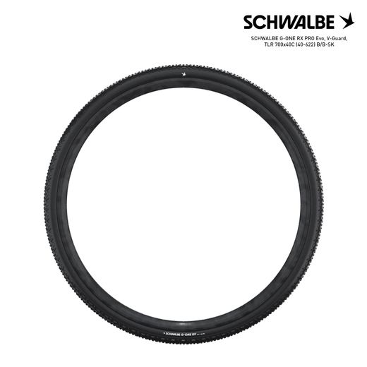 SCHWALBE G-ONE RX PRO Evo, V-Guard, TLR 700x40C B/B-SK