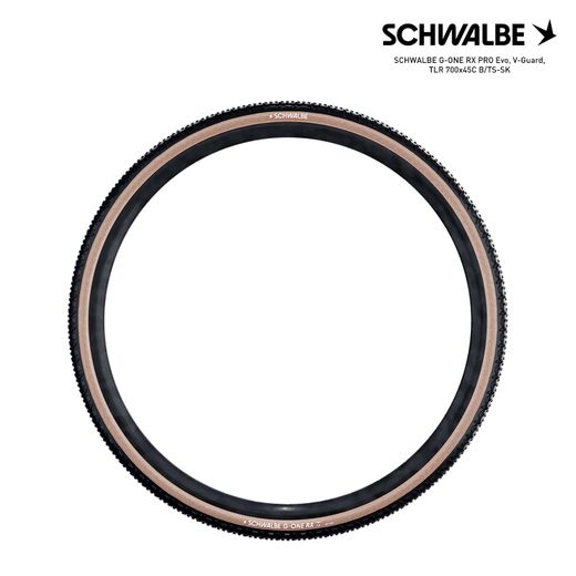 SCHWALBE G-ONE RX PRO Evo, V-Guard, TLR 700x45C B/TS-SK