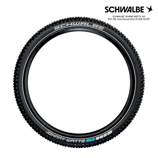 SCHWALBE JOHNNY WATTS 365 Perf, DD, GreenGuard 29x2.35 B/B-SK+RT