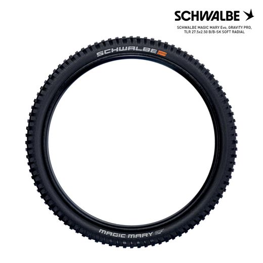 SCHWALBE MAGIC MARY Evo, GRAVITY PRO, TLR 27.5x2.50 B/B-SK SOFT RADIAL
