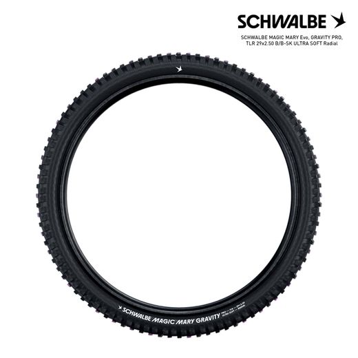 SCHWALBE MAGIC MARY Evo, GRAVITY PRO, TLR 29x2.50 B/B-SK ULTRA SOFT Radial