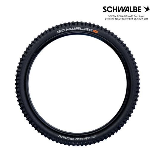 SCHWALBE MAGIC MARY Evo, Super Downhill, TLE 27.5x2.40 B/B-SK ADDIX Soft
