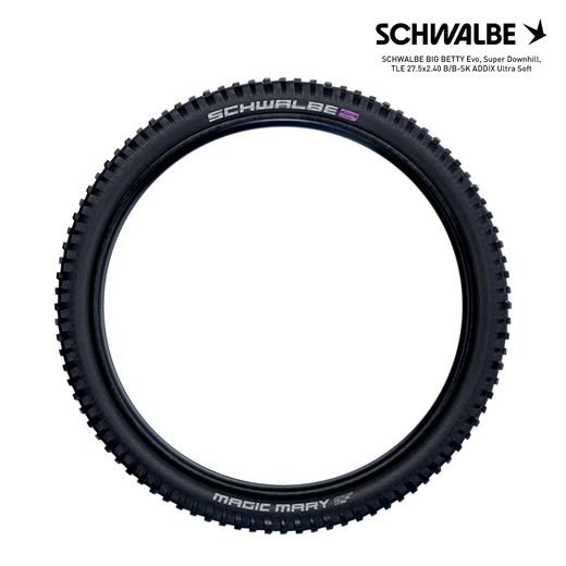SCHWALBE MAGIC MARY Evo, Super Downhill, TLE 27.5x2.40 B/B-SK ADDIX Ultra Soft