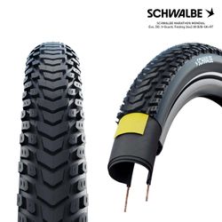 SCHWALBE MARATHON MONDIAL Evo, DD, V-Guard, Folding 26x2.00 B/B-SK+RT