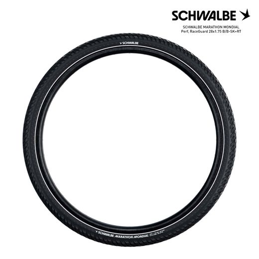 SCHWALBE MARATHON MONDIAL Perf, RaceGuard 28x1.75 B/B-SK+RT