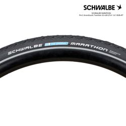 SCHWALBE MARATHON Perf, GreenGuard, TwinSkin 32-630 (27x1 1/4") B/B+RT