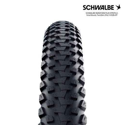 SCHWALBE MARATHON PLUS MTB Perf, SmartGuard, TwinSkin 29x2.10 B/B+RT