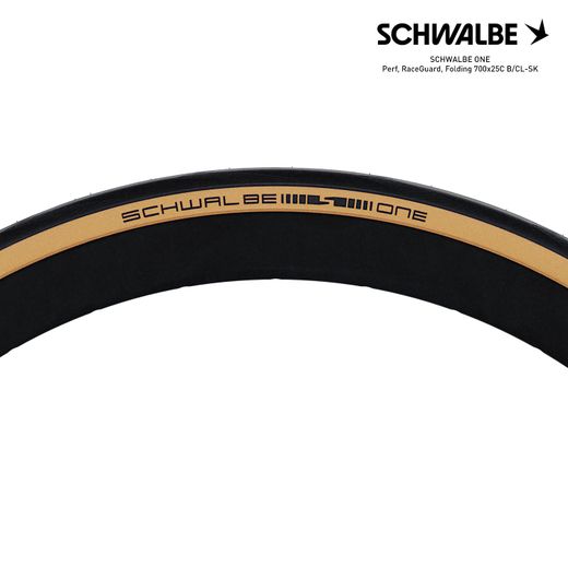SCHWALBE ONE Perf, RaceGuard, Folding 700x25C B/CL-SK