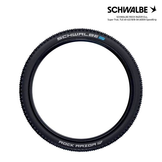 SCHWALBE ROCK RAZOR Evo, Super Trail, TLE 60-622 B/B-SK ADDIX SpeedGrip