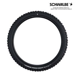 SCHWALBE SHREDDA FRONT Evo, GRAVITY PRO, TLR 29x2.50 B/B-SK Radial B