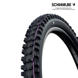 SCHWALBE SHREDDA REAR Evo, GRAVITY PRO, TLR 27.5x2.50 B/B-SK Radial B