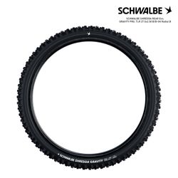 SCHWALBE SHREDDA REAR Evo, GRAVITY PRO, TLR 27.5x2.50 B/B-SK Radial B