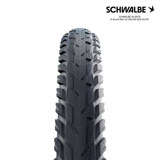 SCHWALBE SILENTO K-Guard 28x1.40 700x35C B/B-SK+RT