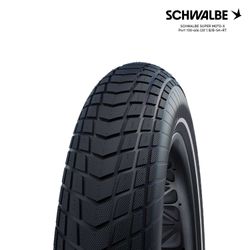 SCHWALBE SUPER MOTO-X Perf 100-406 (20") B/B-SK+RT
