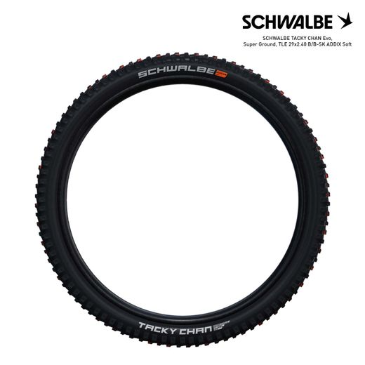 SCHWALBE TACKY CHAN Evo, Super Ground, TLE 29x2.40 B/B-SK ADDIX Soft
