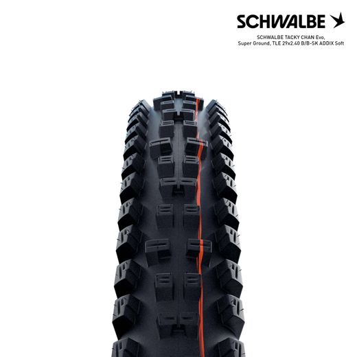 SCHWALBE TACKY CHAN Evo, Super Ground, TLE 29x2.40 B/B-SK ADDIX Soft