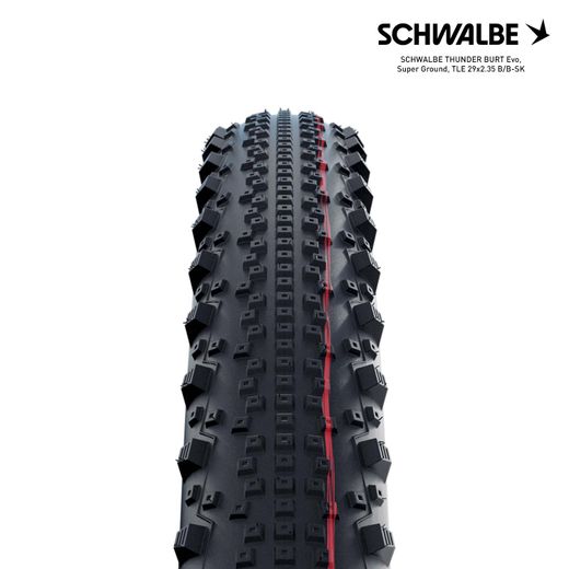 SCHWALBE THUNDER BURT Evo, Super Ground, TLE 29x2.35 B/B-SK