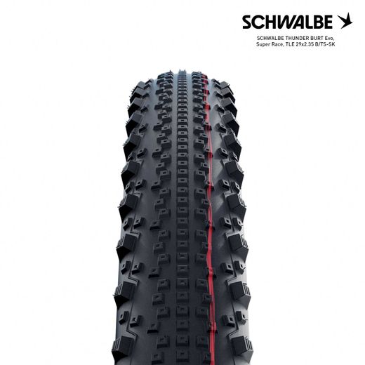 SCHWALBE THUNDER BURT Evo, Super Race, TLE 29x2.35 B/TS-SK