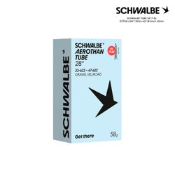 SCHWALBE TUBE SV17-EL EXTRA LIGHT 28/44-622 IB black 40mm