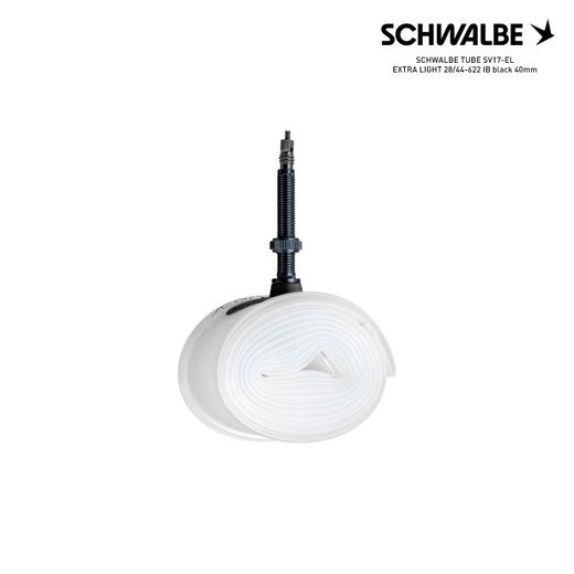 SCHWALBE TUBE SV17-EL EXTRA LIGHT 28/44-622 IB black 40mm