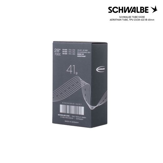 SCHWALBE TUBE SV20E AEROTHAN TUBE, TPU 23/28-622 IB 40mm
