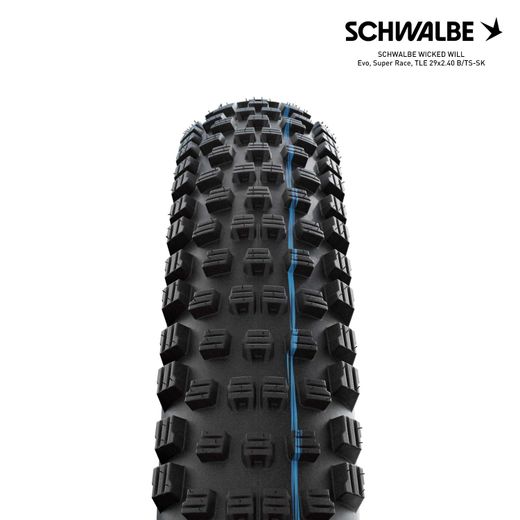 SCHWALBE WICKED WILL Evo, Super Race, TLE 29x2.40 B/TS-SK