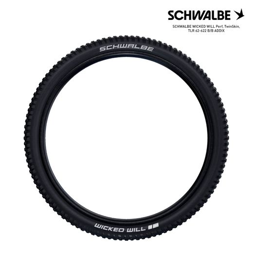SCHWALBE WICKED WILL Perf, TwinSkin, TLR 62-622 B/B ADDIX