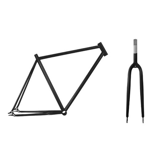 Set cuadro + horquilla fixed 700c x 50 negro
