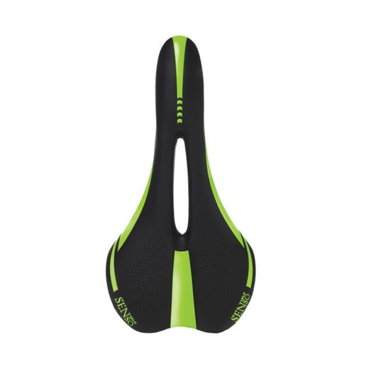 Selle «n velo senso sport 3274 hollow black / fluo green