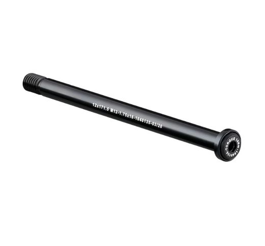 Skewer bontrager thru 12 x 165mm axle length black rear
