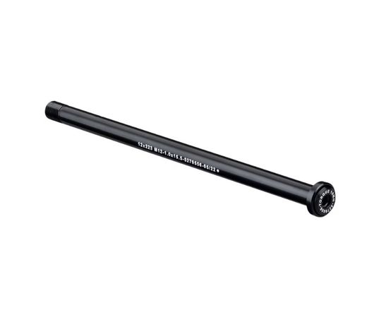 Skewer bontrager thru 12 x 165mm axle length black rear