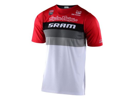 SKYLINE AIR SS JERSEY 2020 CONTINENTAL SRAM WHITE/RED M