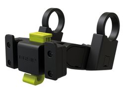 Soporte basil para cesta rd klickfix fijación al manillar ø 22-31,8mm, negro
