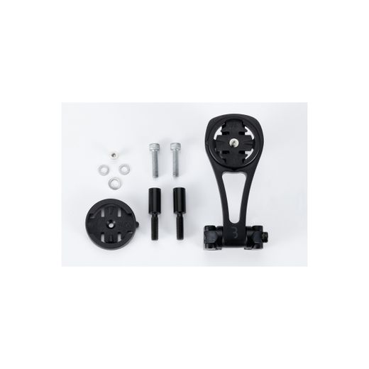 Soporte de aluminio ligero BBB "StemMount", para potencia, compatible con Garmin y Wahoo