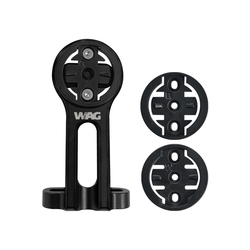 SOPORTE para potencia de ciclocomputador - Compatible con Garmin/Bryton/Wahoo, color negro