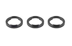Spacer trek knock block headset 5mm black 3 pack