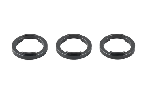 Spacer trek knock block headset 5mm black 3 pack